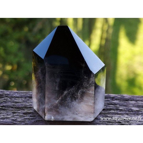 Quartz fumé Morion - Pointe 158g