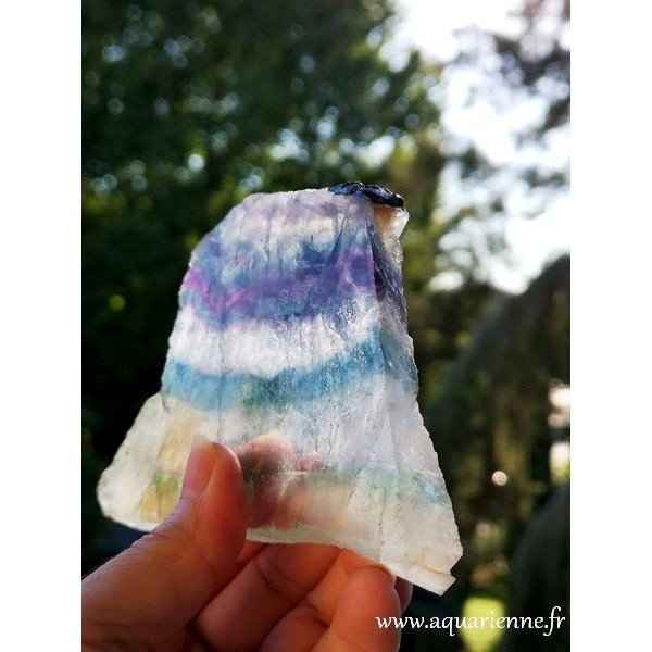 Plaque Fluorite multicolore
