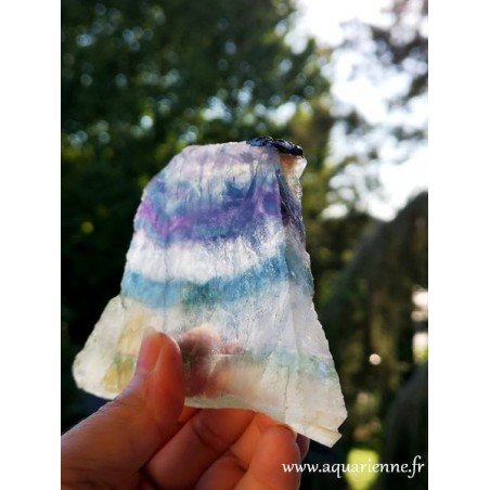 Plaque Fluorite multicolore
