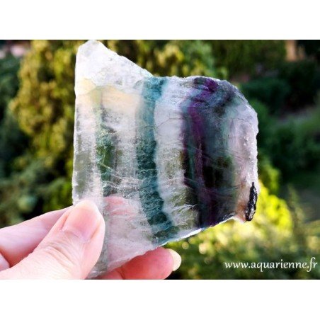 Plaque Fluorite multicolore