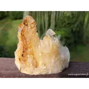 Quartz Céleste de Madagascar · Macle 810 g