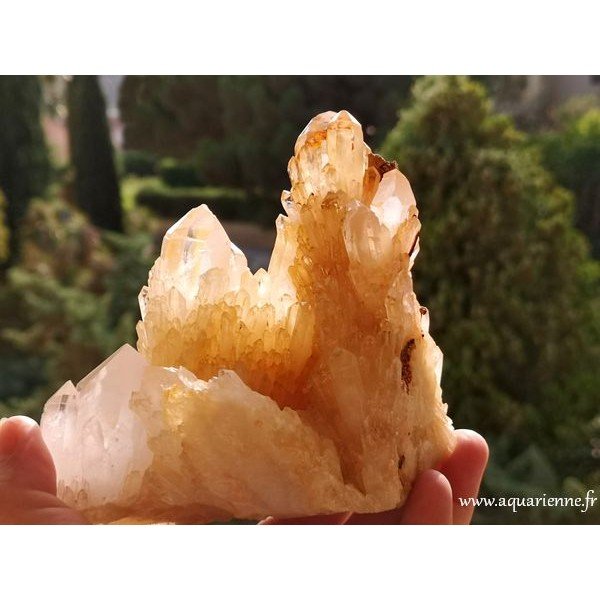 Quartz Céleste de Madagascar · Macle 810 g