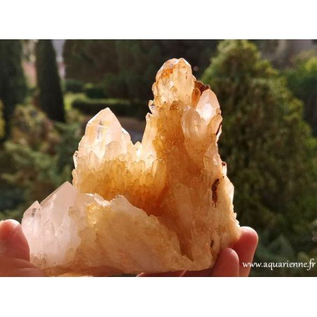 Quartz Céleste de Madagascar · Macle 810 g