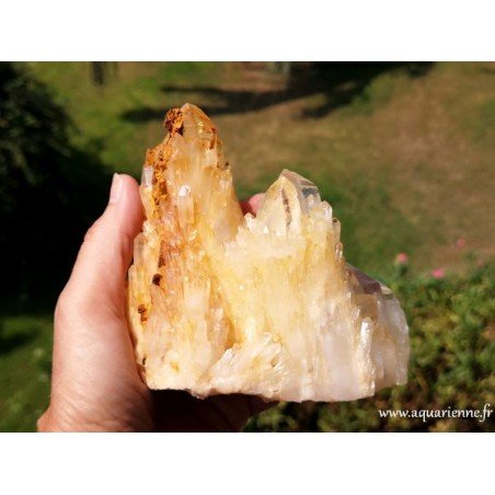 Quartz Céleste de Madagascar · Macle 810 g
