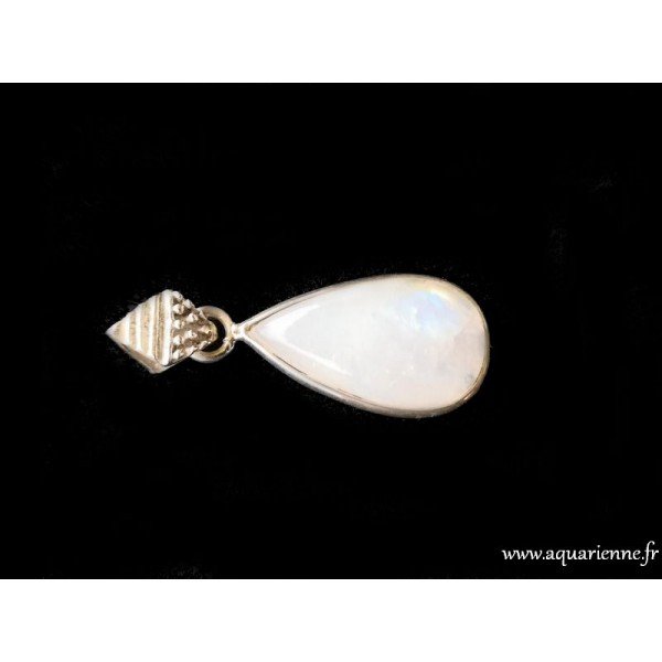 Pendentif Argent et Pierre de Lune