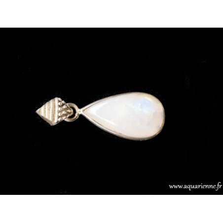 Pendentif Argent et Pierre de Lune