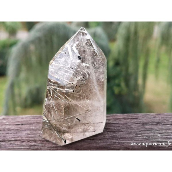 Quartz Tourmaline · Pointe 7,7cm