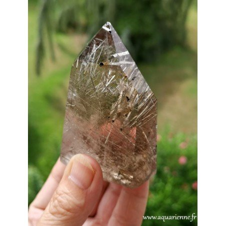 Quartz Tourmaline · Pointe 7,7cm
