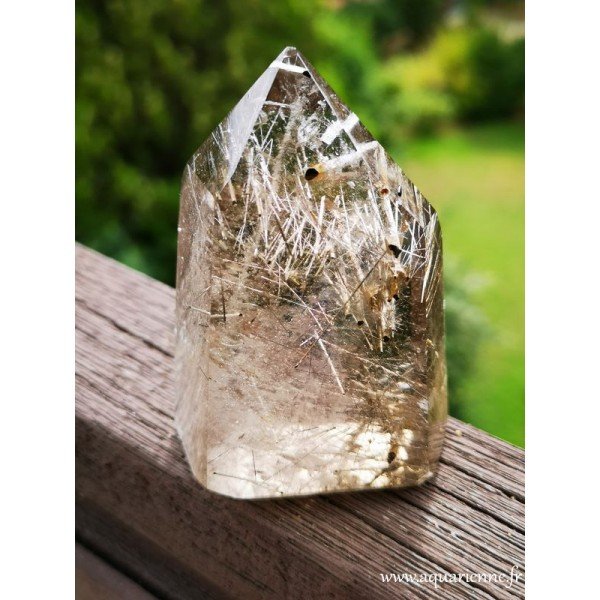 Quartz Tourmaline · Pointe 7,7cm