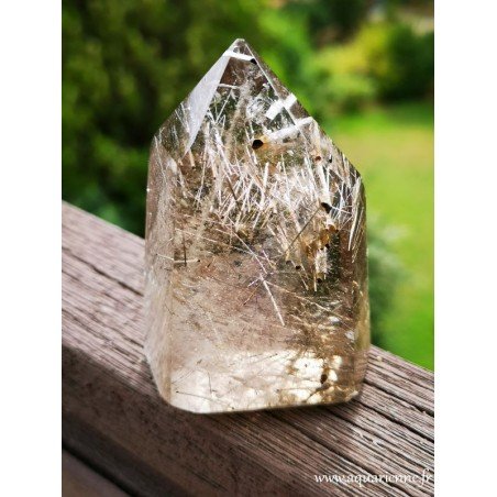 Quartz Tourmaline · Pointe 7,7cm
