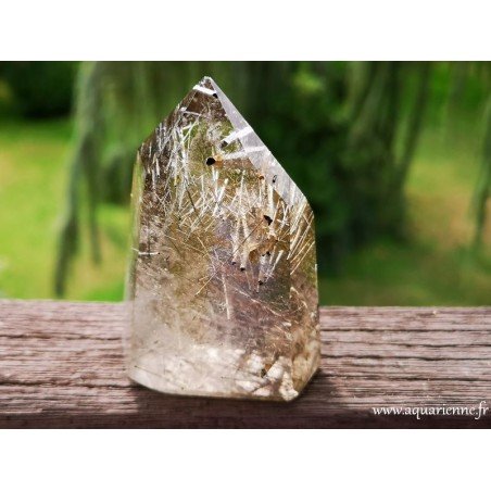 Quartz Tourmaline · Pointe 7,7cm
