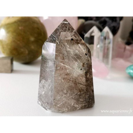 Quartz Tourmaline · Pointe 7,7cm