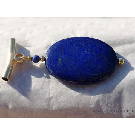 Pendentif "Souveraine" Lapis-lazuli et Or
