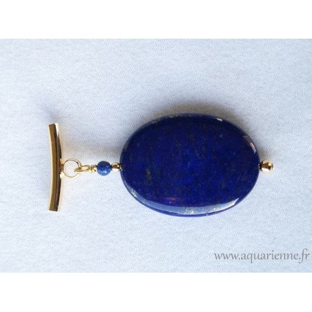 Pendentif "Souveraine" Lapis-lazuli et Or