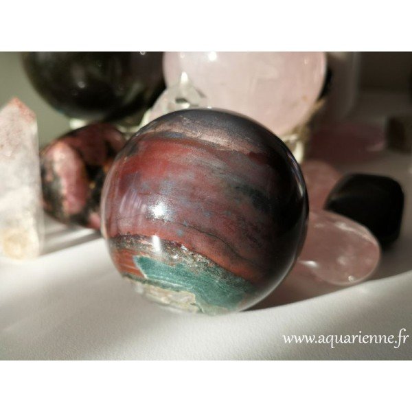 Jaspe polychrome de Madagascar - Sphère Ø 5,8cm