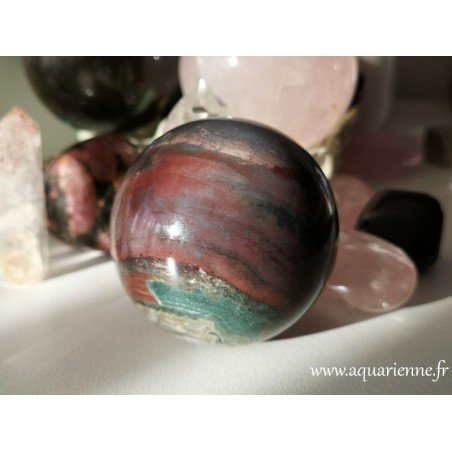 Jaspe polychrome de Madagascar - Sphère Ø 5,8cm