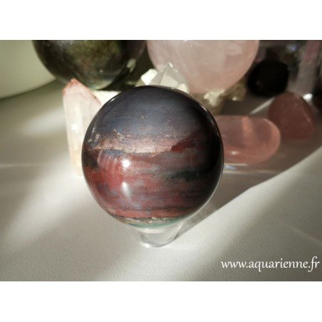 Sphère en Jaspe polychrome de Madagascar - Ø 58mm