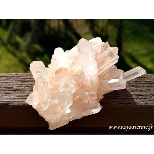 Druse de 11 cm en Quartz Hématoïde, pierre qui renforce l'énergie vitale. Pièce unique que vous pouvez acheter dès maintenant.