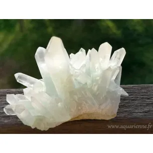 Quartz à inclusions de Fuchsite de Madagascar, belle druse multipointes de 440g que vous pouvez acheter dès maintenant