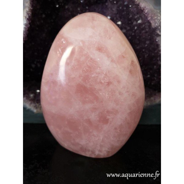 Quartz rose de Madagascar, lumineuse forme libre à poser pour déco intérieure, collection de minéraux, lithothérapie