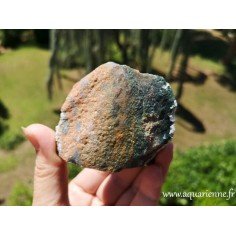 Héliotrope Jaspe sanguin, pierre brute de 219g, pièce unique que vous pouvez acheter dès maintenant.