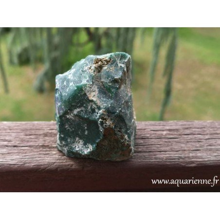 Héliotrope pierre brute de 235g. Aussi nommé Jaspe sanguin pour son aspect et ses propriétés bénéfiques pour le sang.