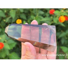 Quartz fumé de Madagascar, pointe 10 cm - 160g. Pierre d'ancrage et de protection. Pièce unique à offrir ou à s'offrir.