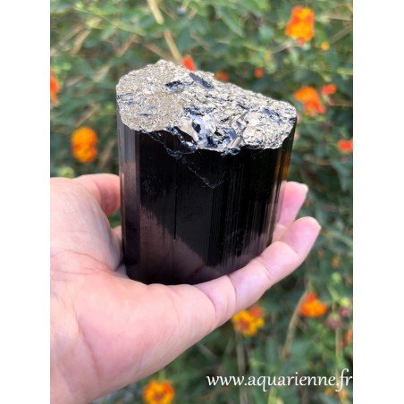 Cette Tourmaline noire offre une protection très complète contre tous types d’ondes discordantes.
