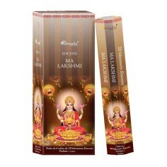 Attirez l'abondance avec l'encens Ma Lakshmi d'Aromatika, infusé de l'arôme délicat du Lotus.