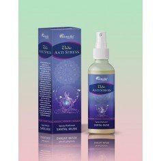 Vedic anti stress, spray parfum d'ambiance 100ml. Délicieux mariage de santal et de musc pour éloigner le stress.
