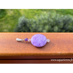 Pendentif Améthyste "Sérénité" avec Cristal de Roche