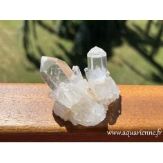 Quartz céleste aussi nommé quartz ananas. Druse quartz céleste brut de 80g. Pièce unique à offrir ou à s'offrir.