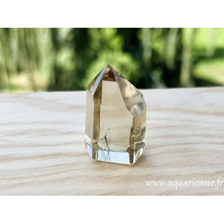 Prisme citrine 4 cm, à une face Isis. Avec l'énergie solaire de la citrine vous pouvez vous sentir ensoleillé et plus joyeux.