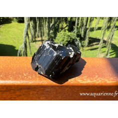 Tourmaline noire brute de Madagascar. Ancrage, protection électromagnétique, élimination négativité. Pièce unique.