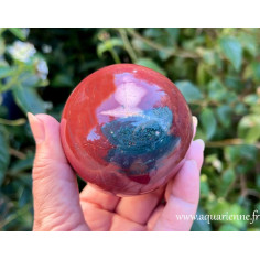 Sphère en Jaspe polychrome (7 cm) – Énergie, Harmonie & Résilience