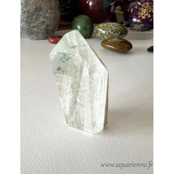 Jumeaux de Quartz Fuchsite - Prisme brut 5cm|38g - Renouveau