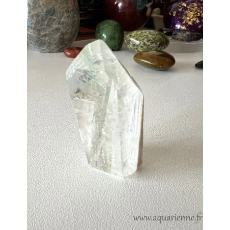 Jumeaux de Quartz Fuchsite - Prisme brut 5cm|38g - Renouveau