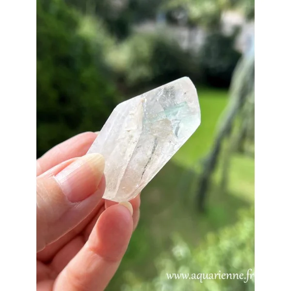 Jumeaux de Quartz Fuchsite - Prisme brut 5cm|38g - Renouveau