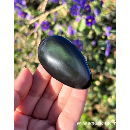 En période de turbulences émotionnelles, gardez ce galet d'obsidienne œil céleste près de vous.