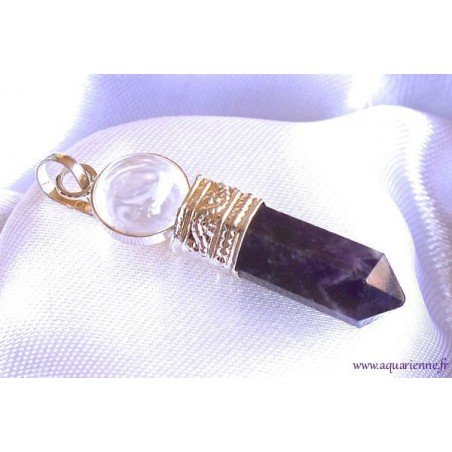 Pendentif Améthyste Pointe Taillée