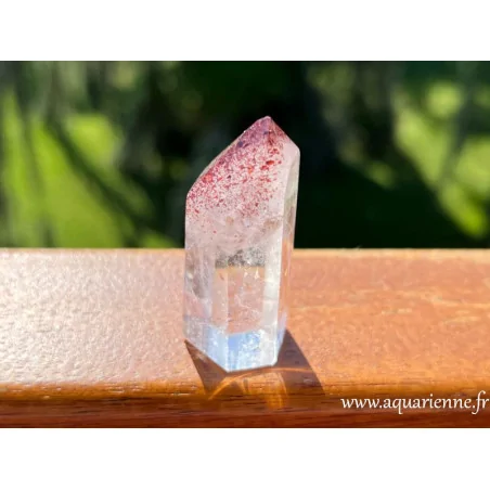 Quartz à inclusions de Lépidocrocite. Pointe naturelle de 4,9 cm de haut. Pièce unique que vous pouvez commander dès maintenant.