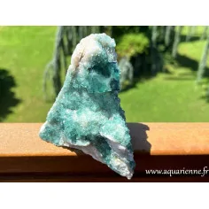 Fluorite verte brute de Madagascar, cristallisée sur roche-mère, bloc de 860 g que vous pouvez acheter dès maintenant