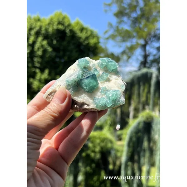 Pièce idéale pour amateur de fluorites du monde entier ou de minéraux de Madagascar. Fluorite verte brute.
