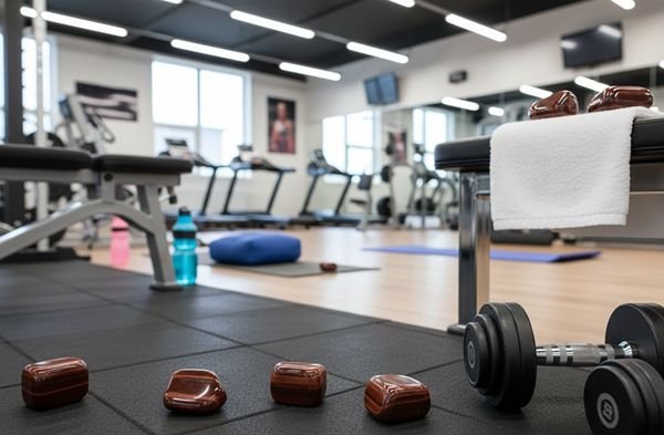 utiliser la pierre Oeil de Taureau au quotidien : ici dans une salle de sport