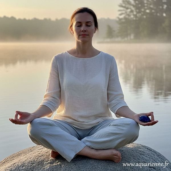 m&eacute;ditation : mini rituel guid&eacute; avec une Sodalite