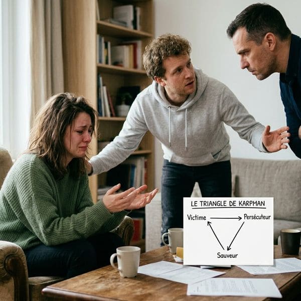 Le triangle de Karpman : une dynamique toxique à trois rôles